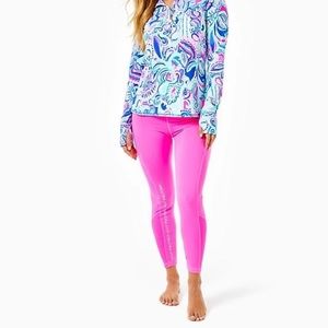 NWT Lilly Pulitzer Luxletic, high rise midi leggings, size S